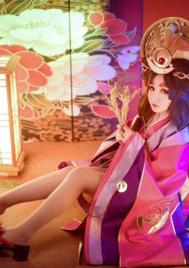 网易手游阴阳师 辉夜姬 cosplay图片