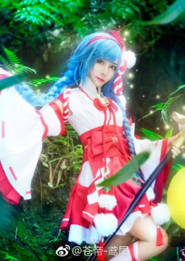 王者荣耀 伊势巫女大乔 cosplay图片(1)