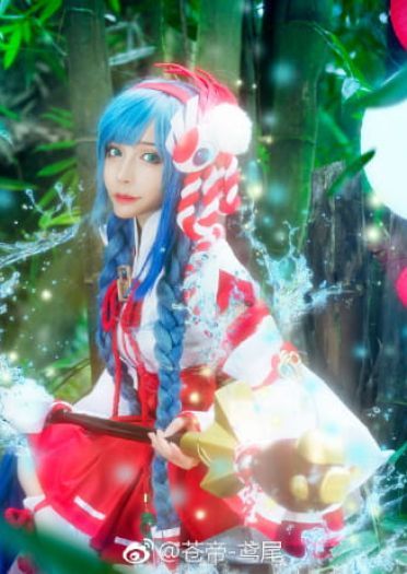 王者荣耀 伊势巫女大乔 cosplay图片(1)
