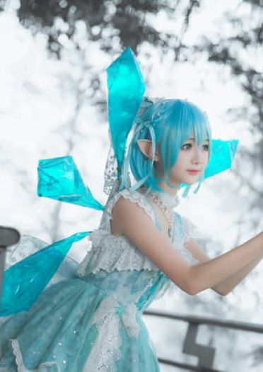 东方Project 琪露诺二设 cosplay图片