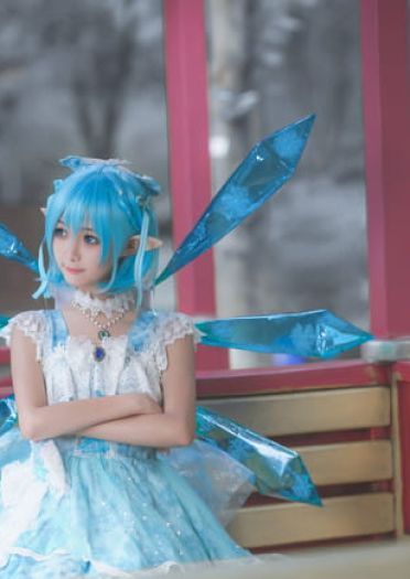 东方Project 琪露诺二设 cosplay图片