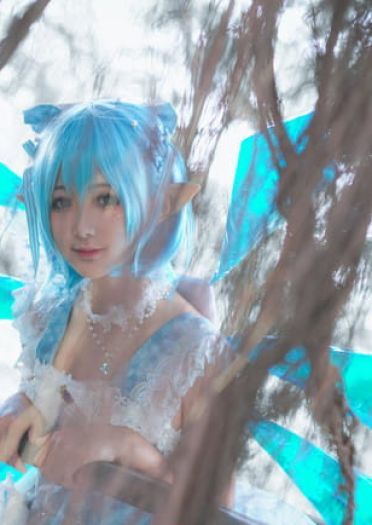 东方Project 琪露诺二设 cosplay图片