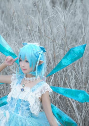 东方Project 琪露诺二设 cosplay图片