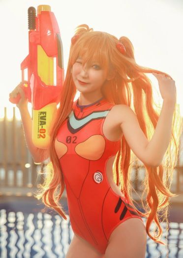 新世纪福音战士 明日香cosplay图片