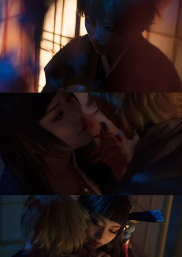 网易手游阴阳师 鬼女红叶 cosplay图片(1)