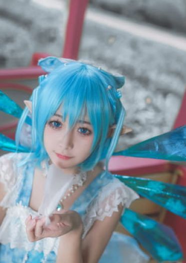 东方Project 琪露诺二设 cosplay图片