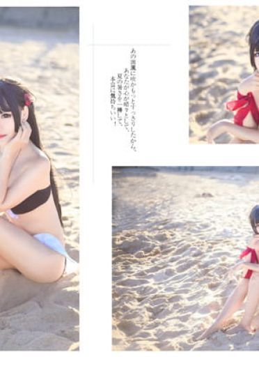 我的妹妹哪有这么可爱！黑猫泳装cosplay图片