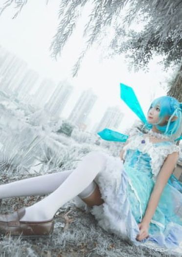 东方Project 琪露诺二设 cosplay图片