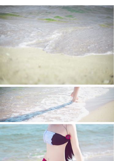 我的妹妹哪有这么可爱！黑猫泳装cosplay图片