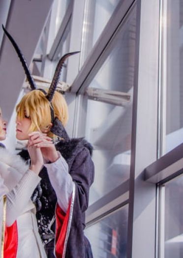 镜音双子场照~铃之助插画 两匹羊 cosplay