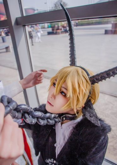 镜音双子场照~铃之助插画 两匹羊 cosplay