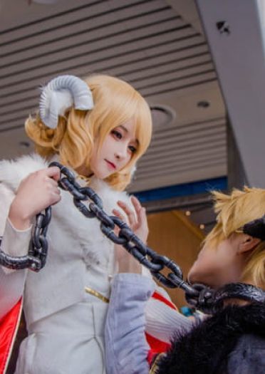 镜音双子场照~铃之助插画 两匹羊 cosplay