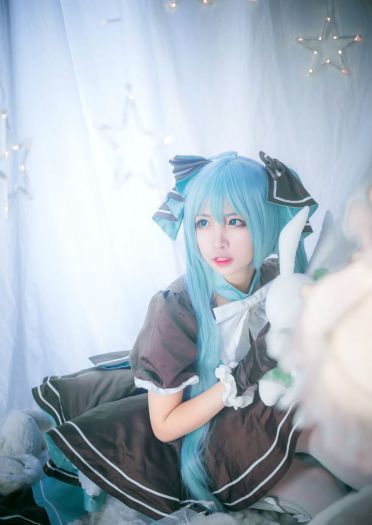 初音未来 Miku 也想听你对我说声生日快乐 cosplay