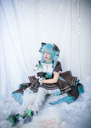 初音未来 Miku 也想听你对我说声生日快乐 cosplay