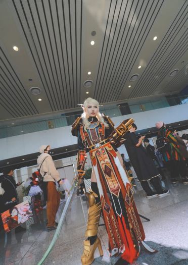 WOW 魔兽世界 血骑士莉亚德琳 cosplay