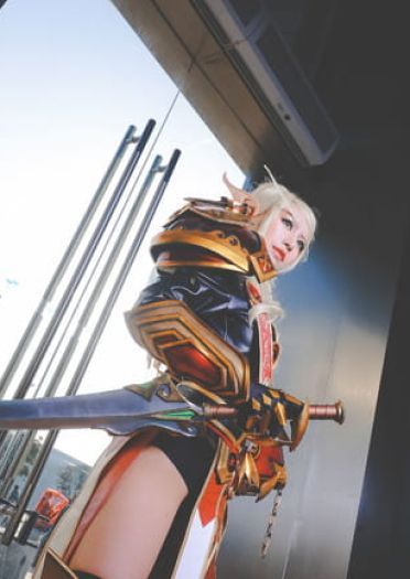 WOW 魔兽世界 血骑士莉亚德琳 cosplay