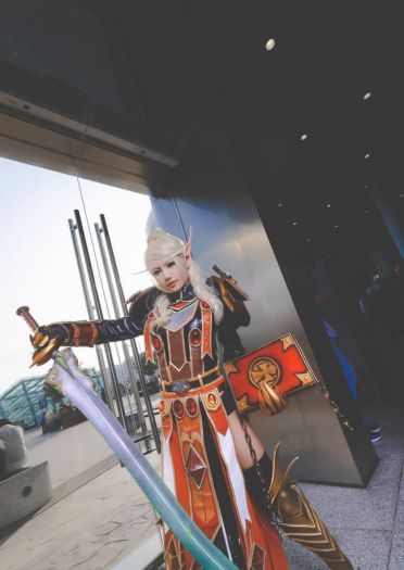 WOW 魔兽世界 血骑士莉亚德琳 cosplay