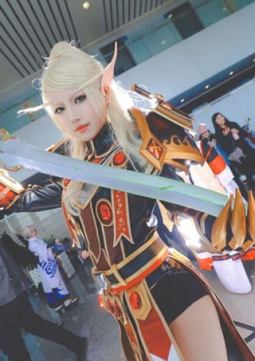WOW 魔兽世界 血骑士莉亚德琳 cosplay
