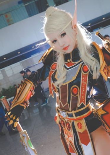 WOW 魔兽世界 血骑士莉亚德琳 cosplay