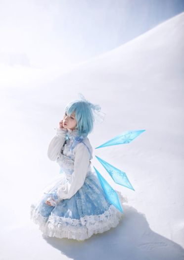 东方Project 琪露诺 cosplay图片