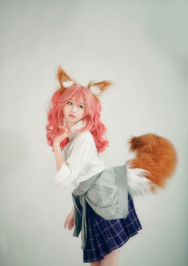 Fate/Grand Order 玉藻前JK cosplay图片