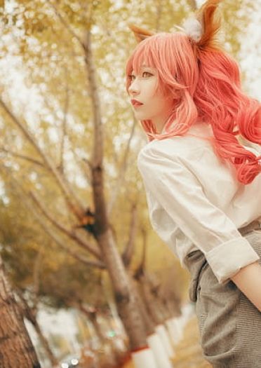 Fate/Grand Order 玉藻前JK cosplay图片