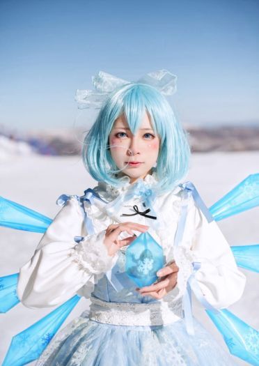 东方Project 琪露诺 cosplay图片