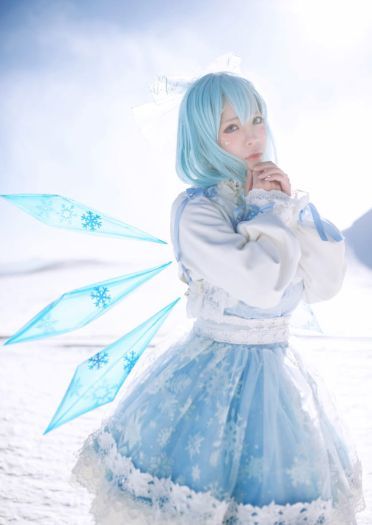 东方Project 琪露诺 cosplay图片