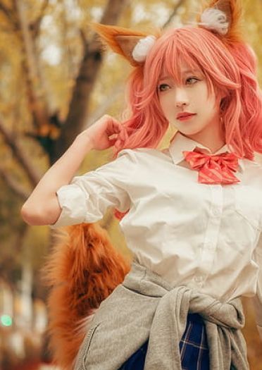 Fate/Grand Order 玉藻前JK cosplay图片