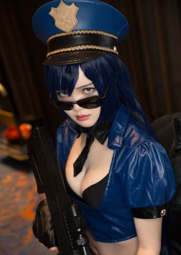 英雄联盟 女警狙击