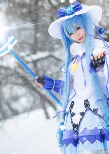 初音未来 魔法少女雪初音 cosplay