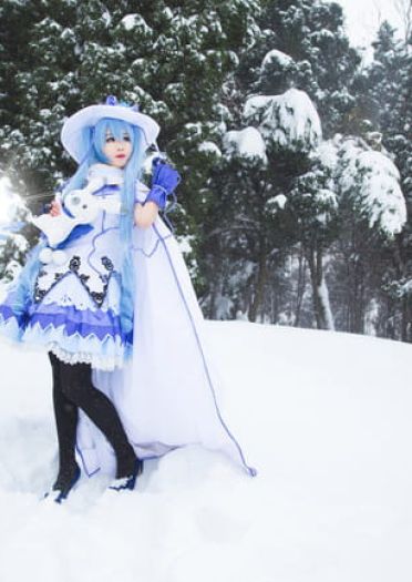 初音未来 魔法少女雪初音 cosplay