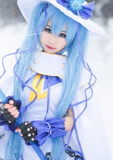 初音未来 魔法少女雪初音 cosplay