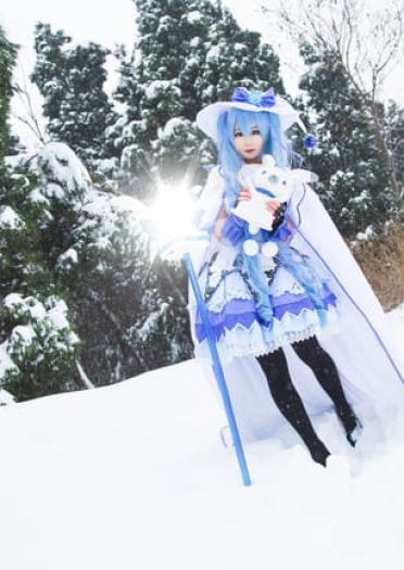 初音未来 魔法少女雪初音 cosplay
