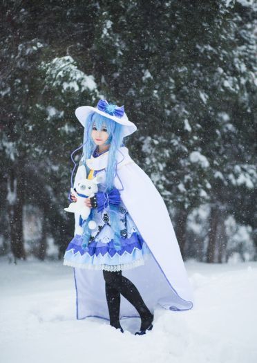 初音未来 魔法少女雪初音 cosplay