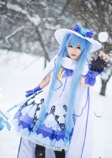 初音未来 魔法少女雪初音 cosplay