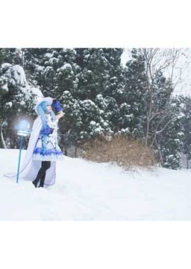 初音未来 魔法少女雪初音 cosplay