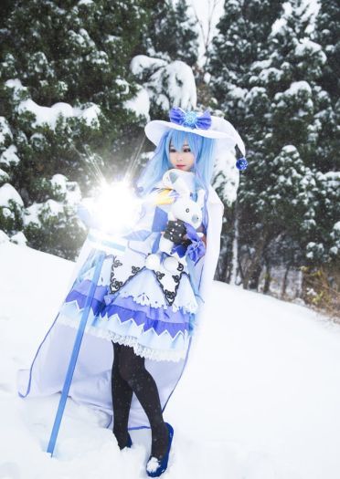 初音未来 魔法少女雪初音 cosplay