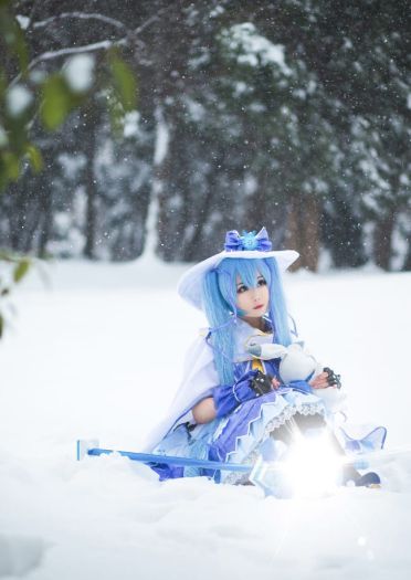 初音未来 魔法少女雪初音 cosplay