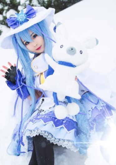 初音未来 魔法少女雪初音 cosplay