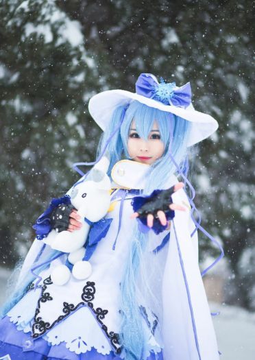 初音未来 魔法少女雪初音 cosplay