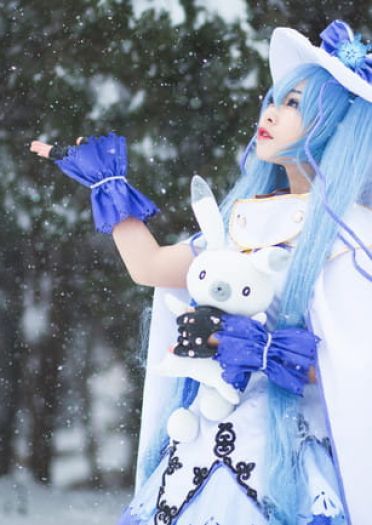 初音未来 魔法少女雪初音 cosplay