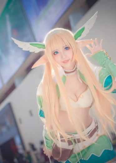 光明之刃 艾尔薇 拉娜 精灵公主cosplay