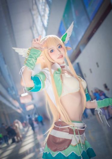 光明之刃 艾尔薇 拉娜 精灵公主cosplay