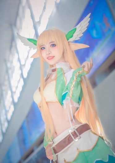 光明之刃 艾尔薇 拉娜 精灵公主cosplay