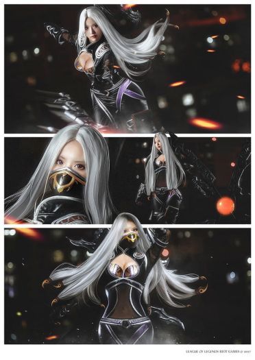 英雄联盟 刀锋意志艾瑞莉娅cosplay