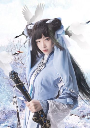 请问是你的咩咩掉了吗？剑网三纯阳萝莉cosplay