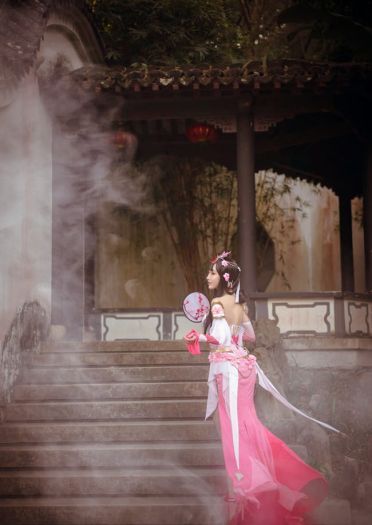 王者荣耀 甄姬 游园惊梦cosplay图片(1)