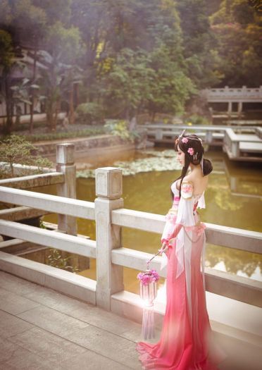 王者荣耀 甄姬 游园惊梦cosplay图片(1)
