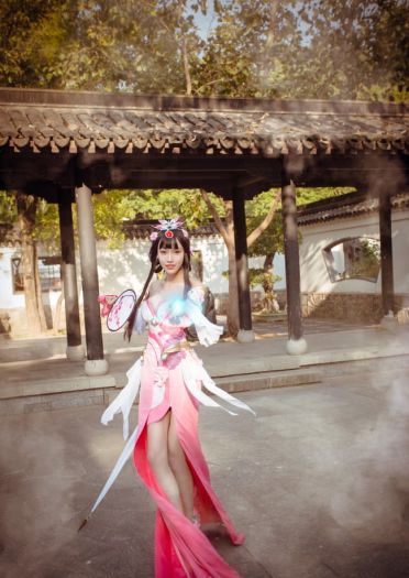 王者荣耀 甄姬 游园惊梦cosplay图片(1)
